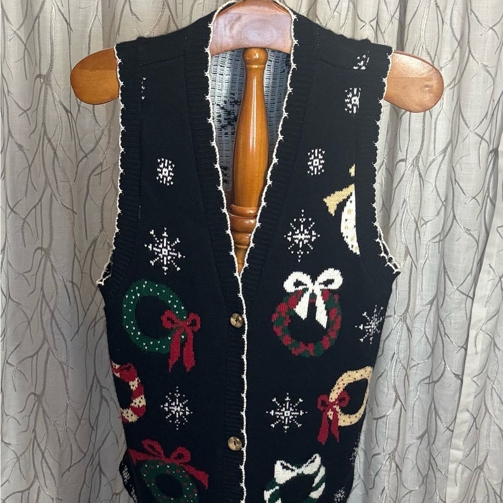1980’s vintage Christmas Vest
